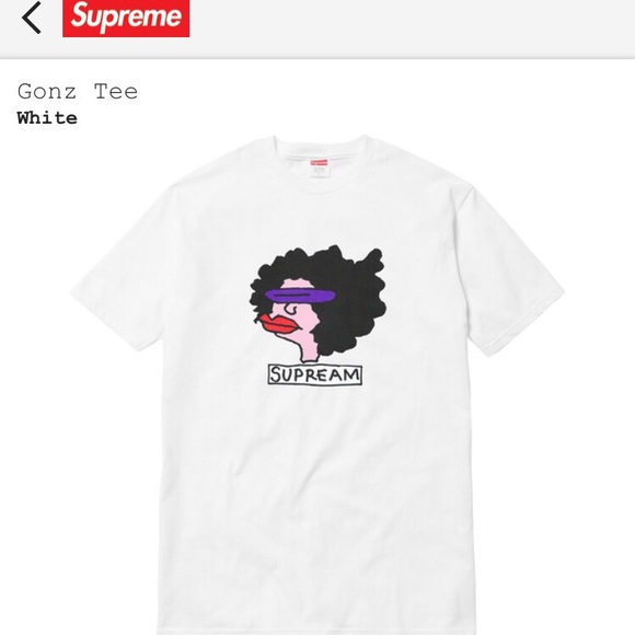 supreme gonz tee black